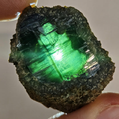 Vivianite Crystal Cluster 18.89g, Vivianite Specimen, Raw Blue