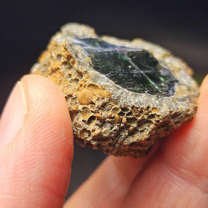 Vivianite Crystal Cluster 18.89g, Vivianite Specimen, Raw Blue