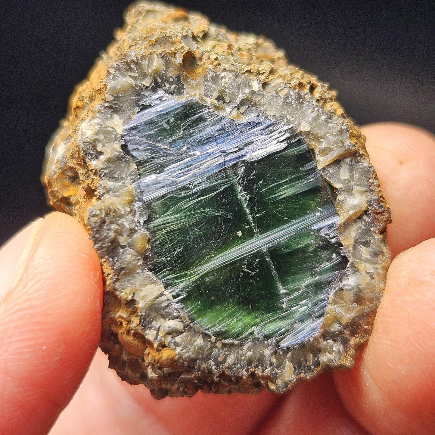 Vivianite Crystal Cluster 18.89g, Vivianite Specimen, Raw Blue