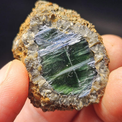 Vivianite Crystal Cluster 18.89g, Vivianite Specimen, Raw Blue
