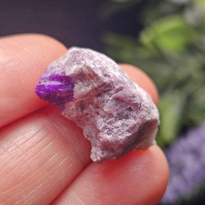Gel Sugilite Crystal 4.87g, Raw South African Sugilite Stone Specimen