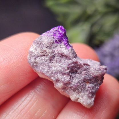 Gel Sugilite Crystal 4.87g, Raw South African Sugilite Stone Specimen