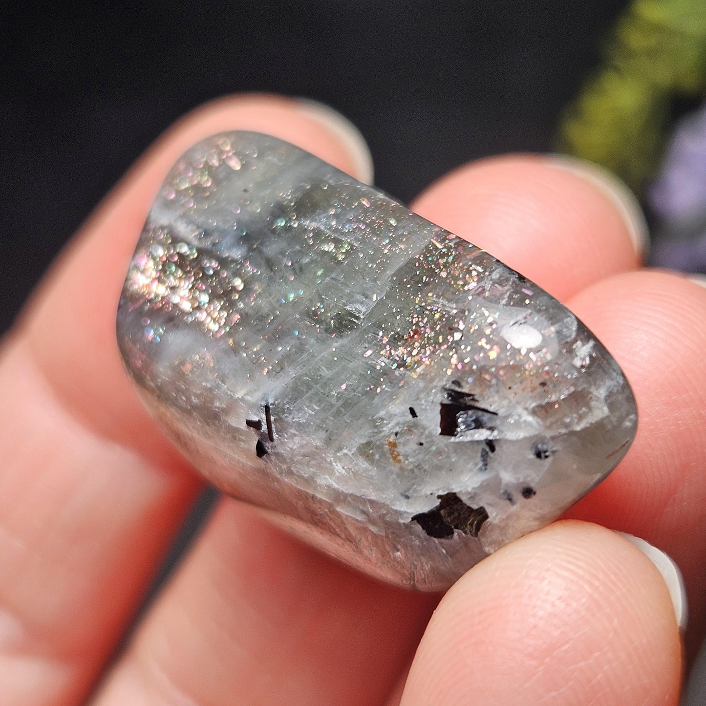 Meteor Shower Sunstone from Tanzania (8