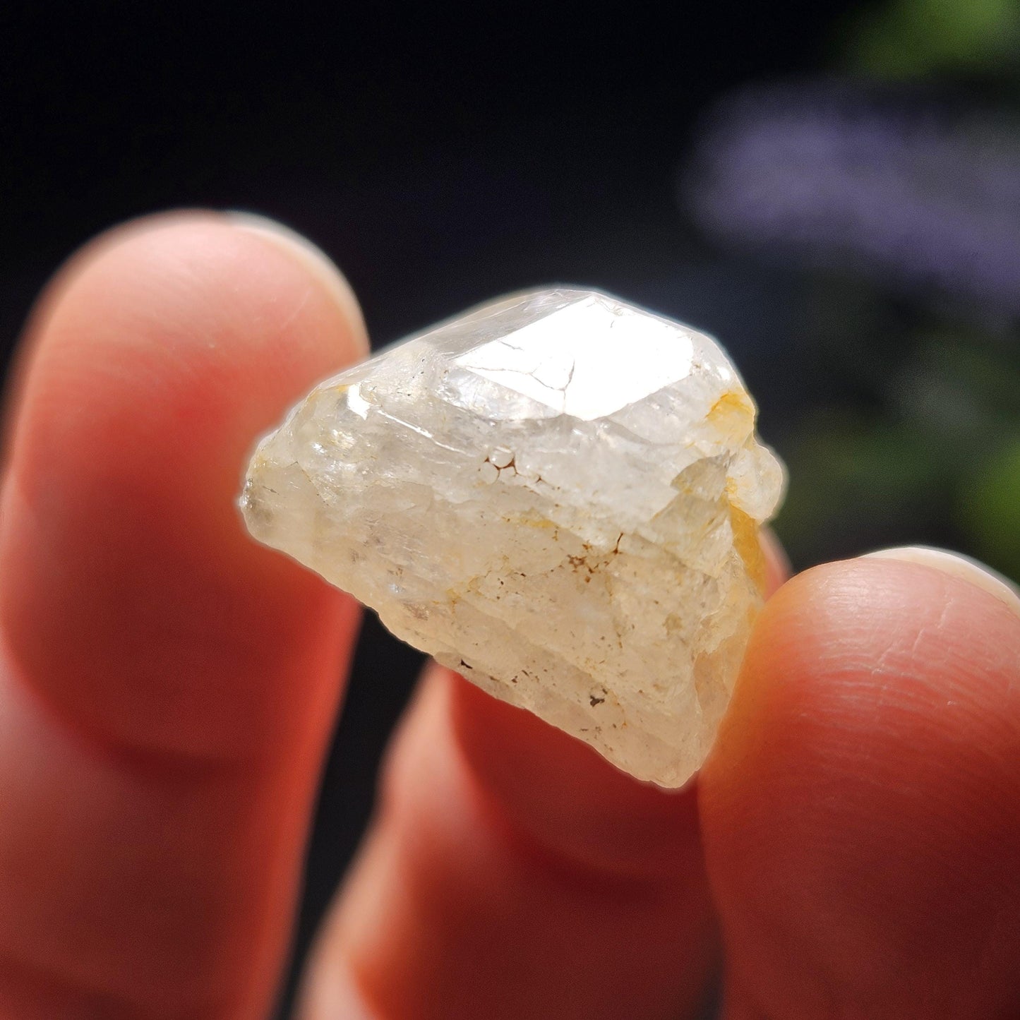 Phenacite Crystal from Nigeria 4.9g, Raw Terminated Phenacite