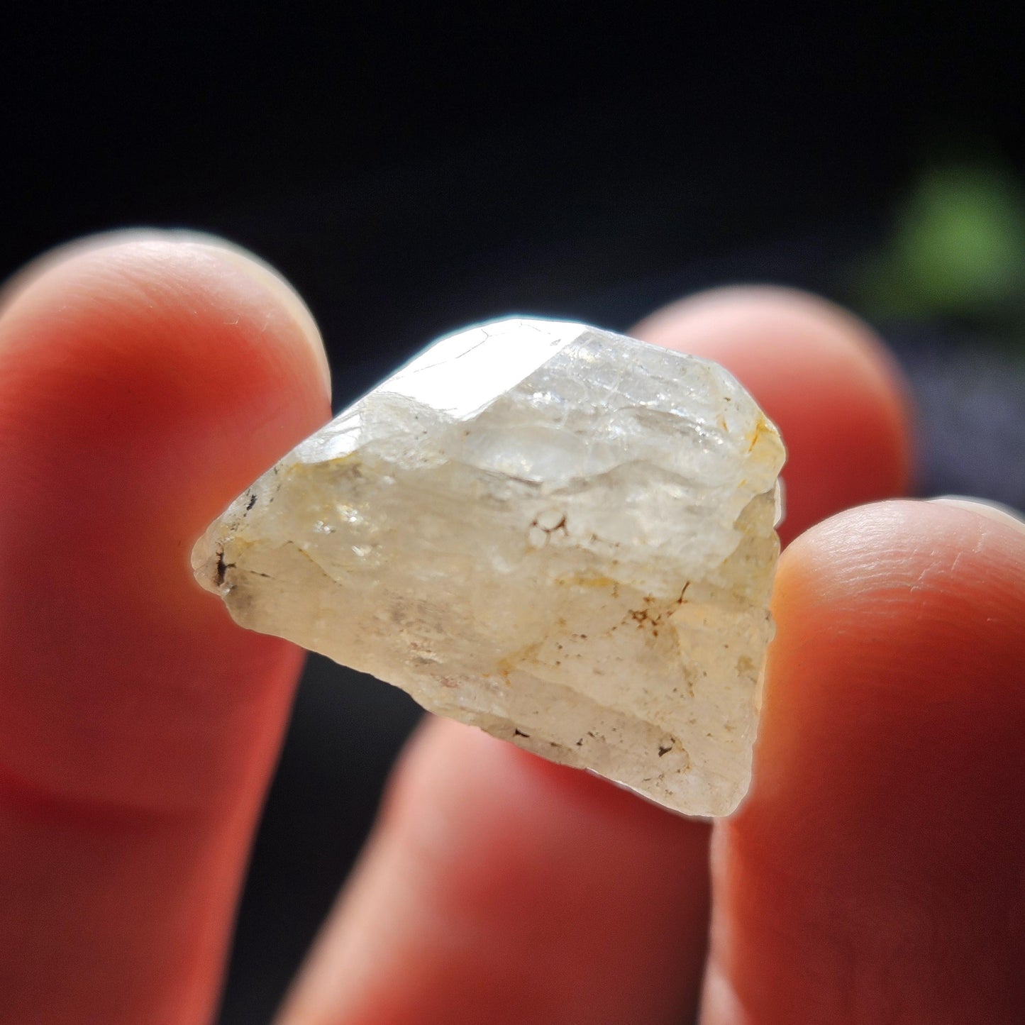 Phenacite Crystal from Nigeria 4.9g, Raw Terminated Phenacite