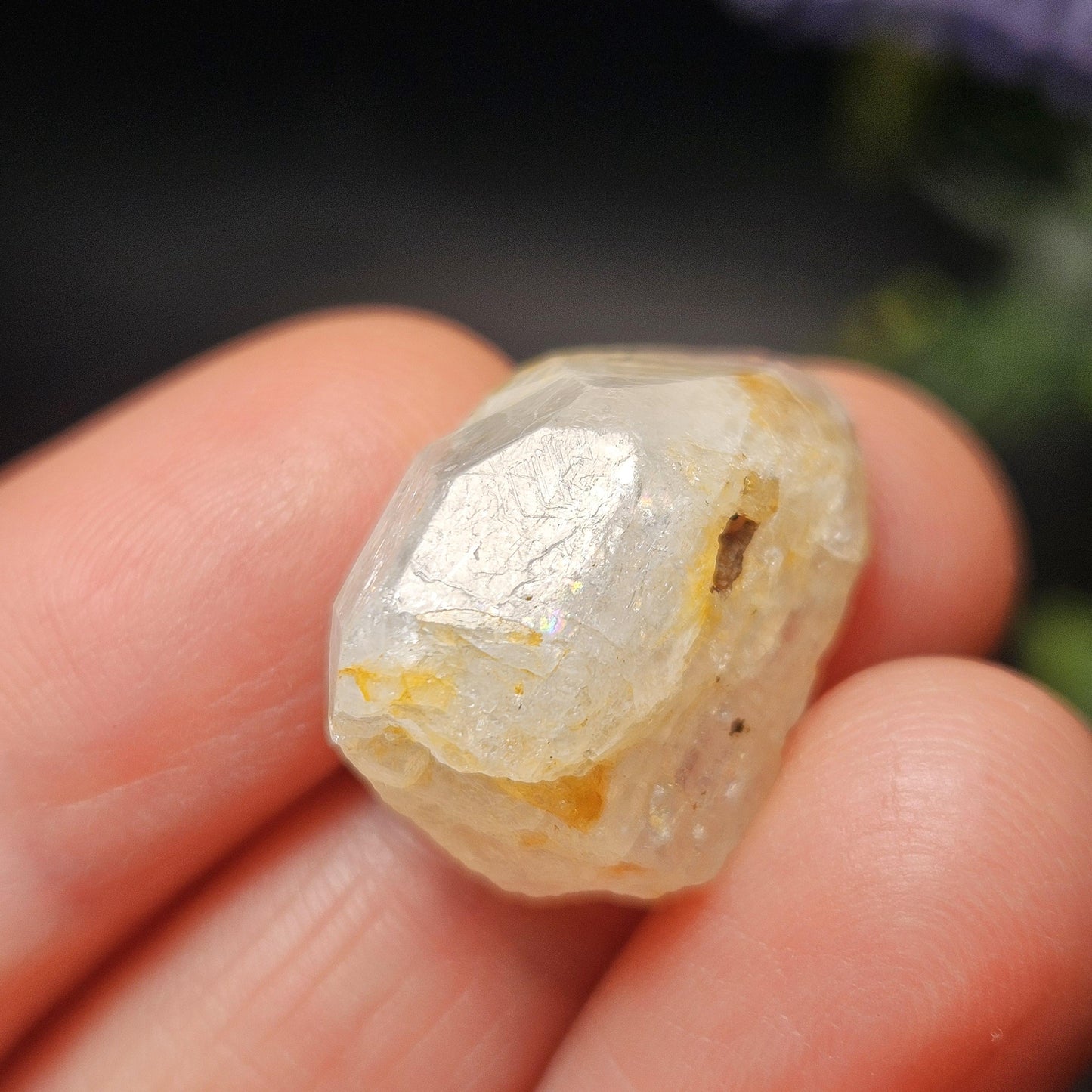 Phenacite Crystal from Nigeria 4.9g, Raw Terminated Phenacite