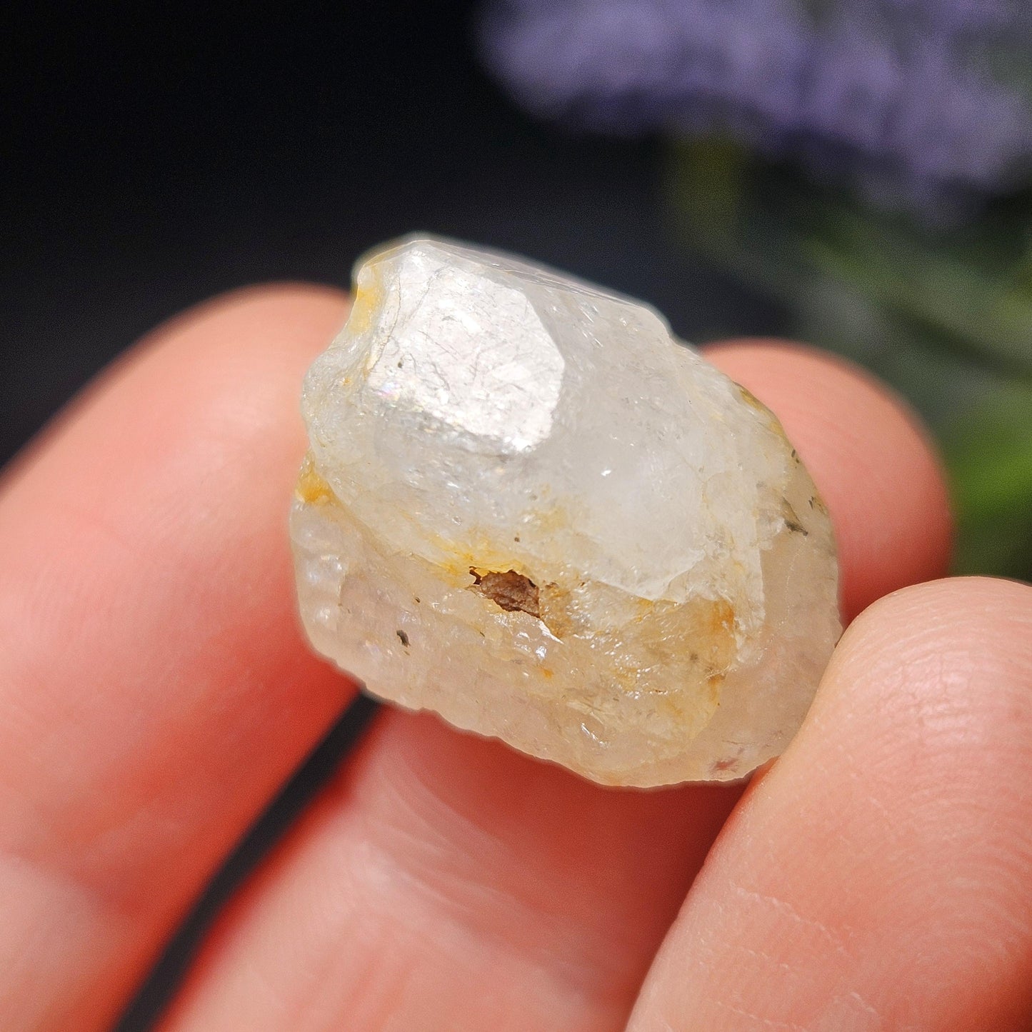Phenacite Crystal from Nigeria 4.9g, Raw Terminated Phenacite