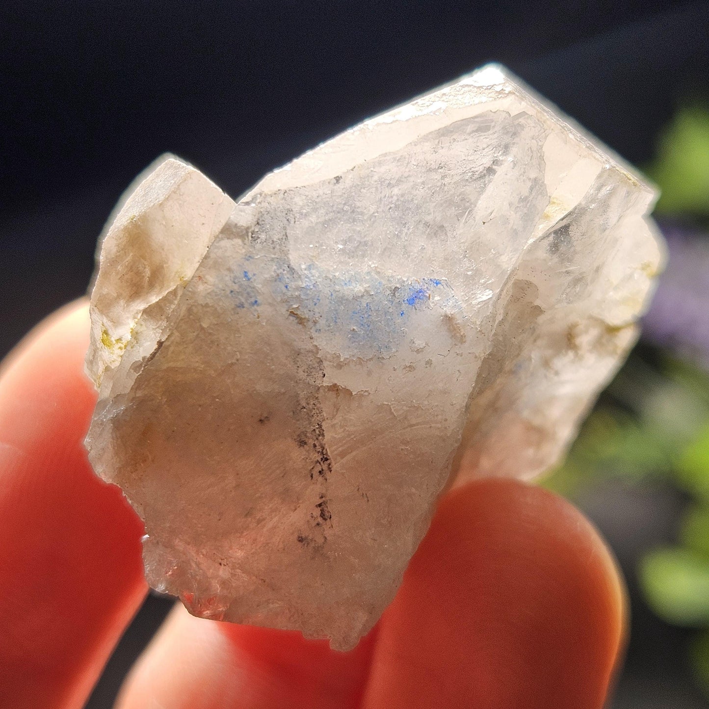 Papagoite Quartz Crystal from South Africa 21.15g