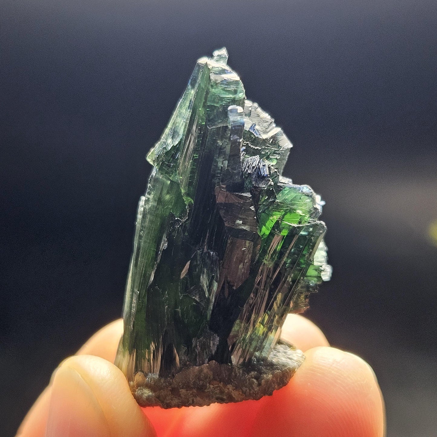 AAA Vivianite Crystal Specimen 13.37g, Terminated Vivianite Crystal, Raw Blue