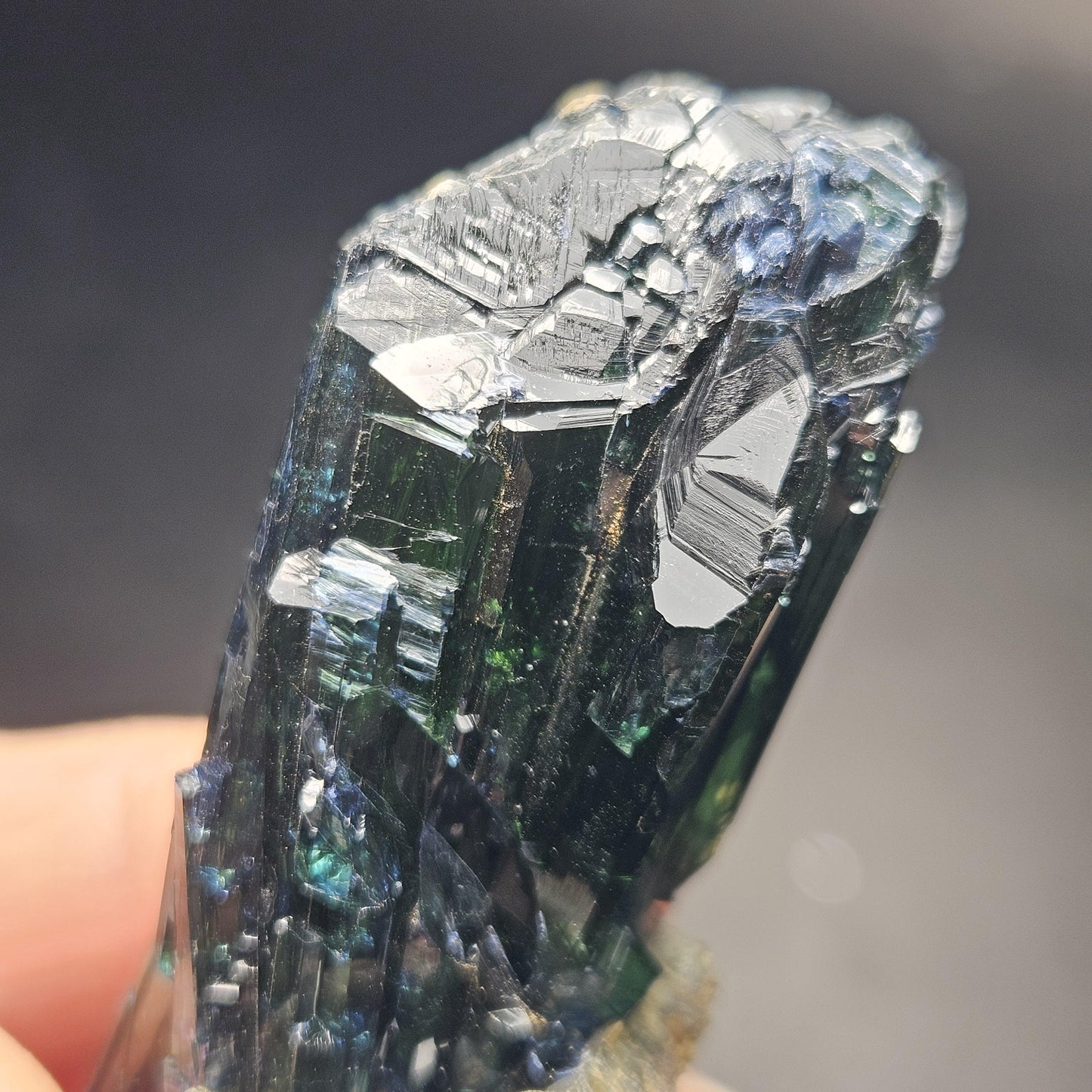 Vivianite Crystal Specimen 39.00g, Terminated Vivianite Crystal, Raw Blue