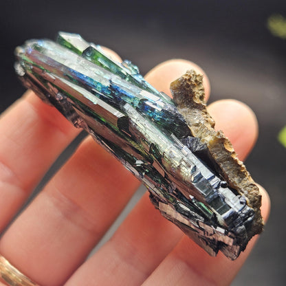 Vivianite Crystal Specimen 39.00g, Terminated Vivianite Crystal, Raw Blue