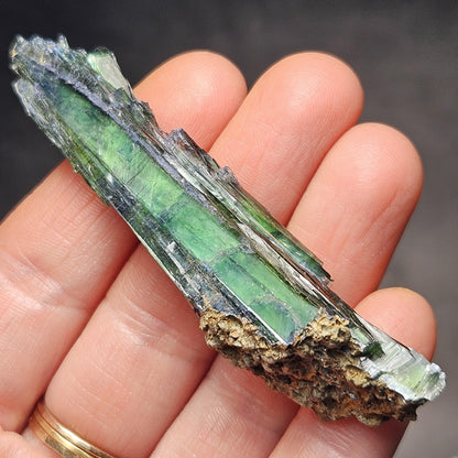 Vivianite Crystal Cluster 18.37g, Vivianite Specimen, Raw Blue