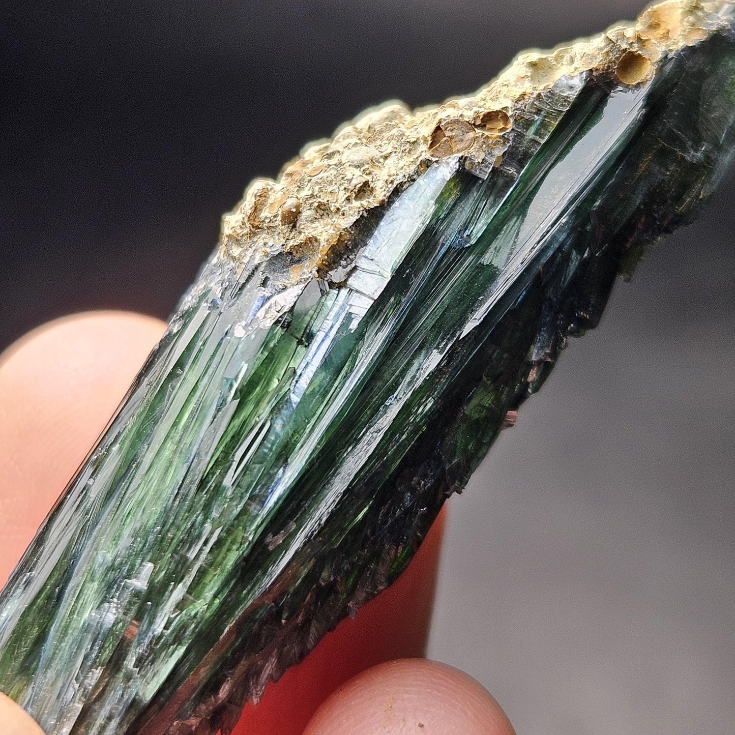 Vivianite Crystal Cluster 18.37g, Vivianite Specimen, Raw Blue
