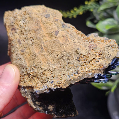 Vivianite Crystal Cluster 254.86g, Vivianite Specimen, Raw Blue