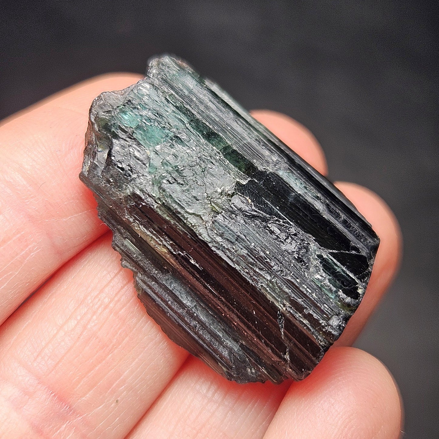 Blue Tourmaline Crystal 14.19g