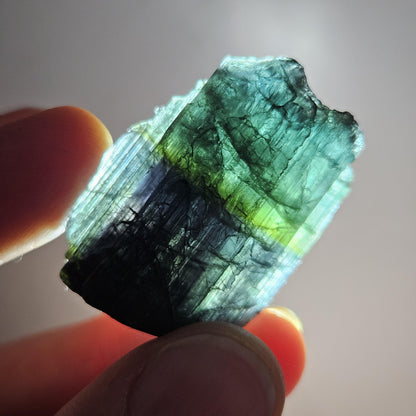 Blue Tourmaline Crystal 14.19g