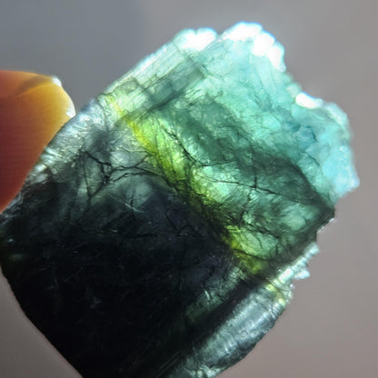 Blue Tourmaline Crystal 14.19g