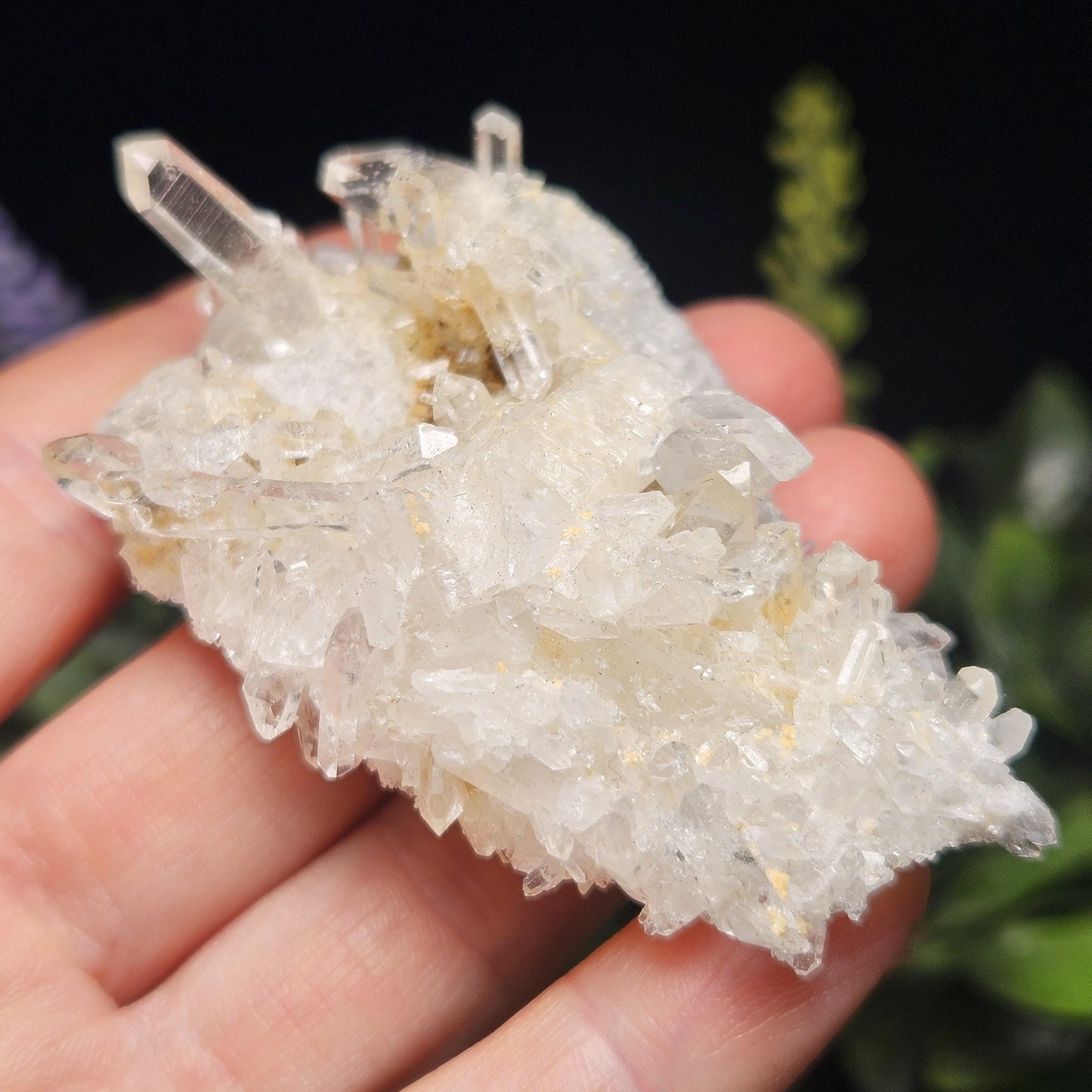 Colombian Lemurian Quartz Cluster, Raw Quartz Crystal from Colombia