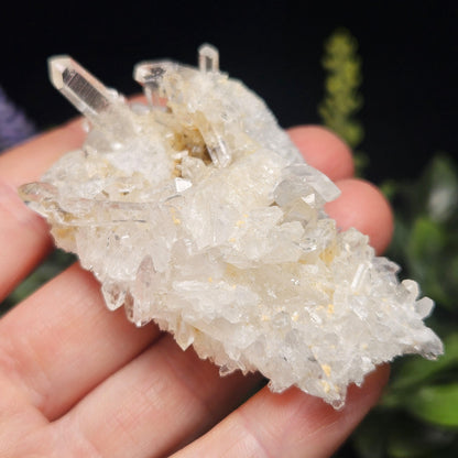 Colombian Lemurian Quartz Cluster, Raw Quartz Crystal from Colombia