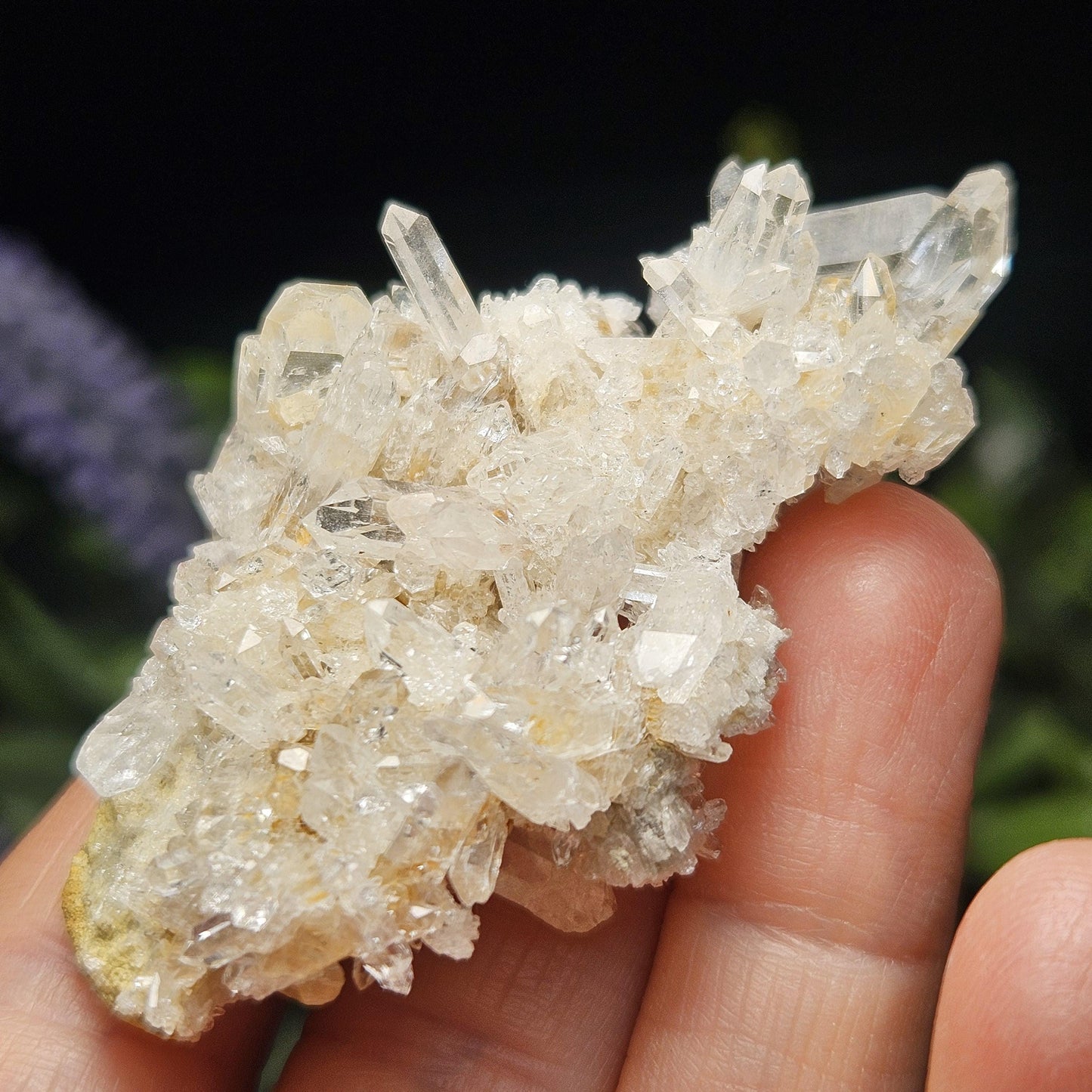Colombian Lemurian Quartz Cluster, Raw Quartz Crystal from Colombia