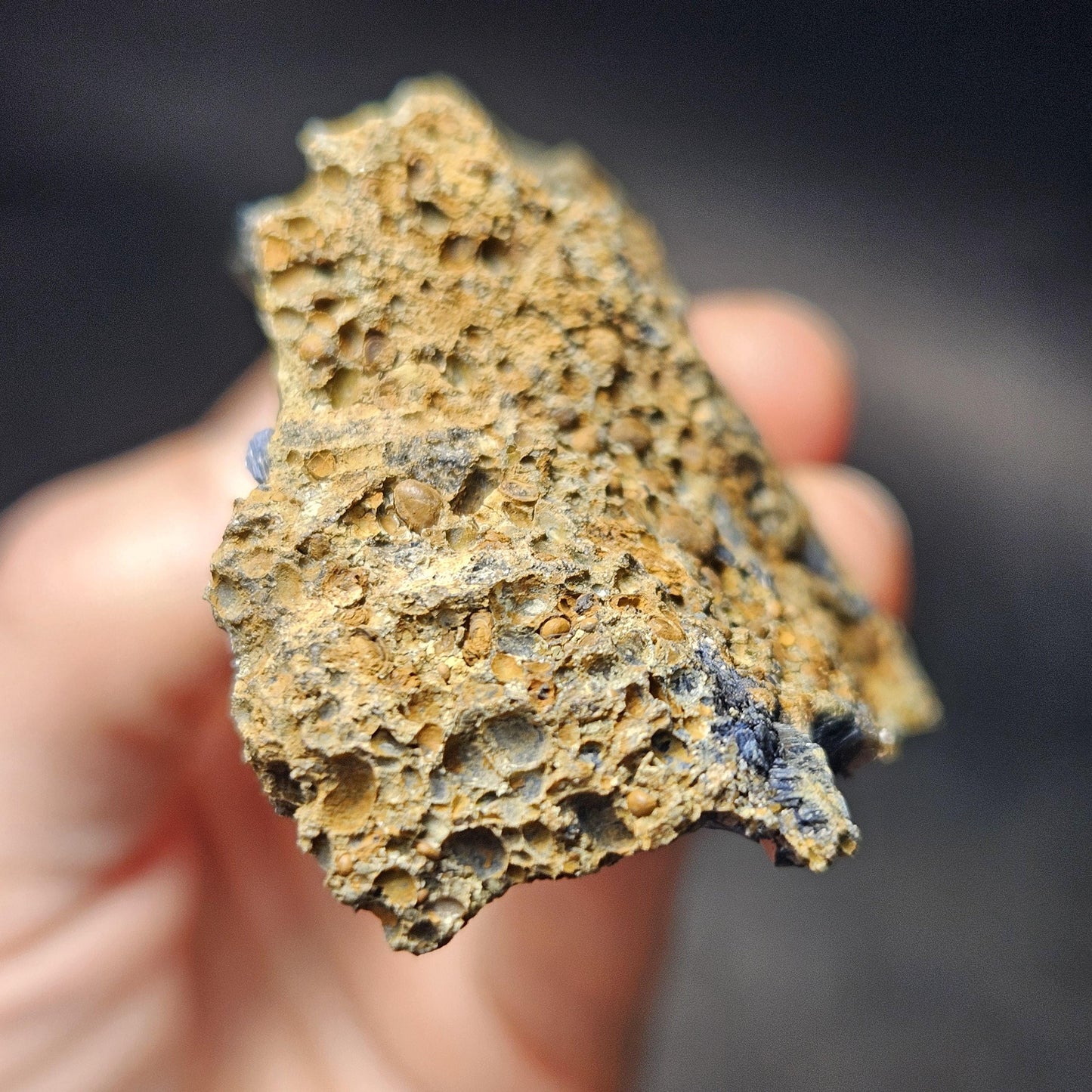 Vivianite Crystal Cluster 90.55g, Vivianite Specimen, Raw Blue