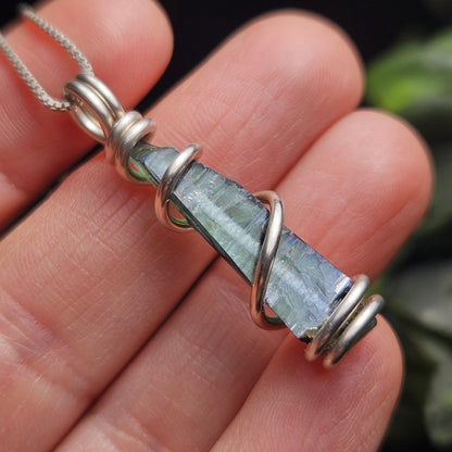 Vivianite Crystal Pendant, High Quality Terminated Specimen