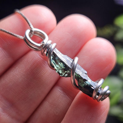Vivianite Crystal Pendant, High Quality Terminated Specimen