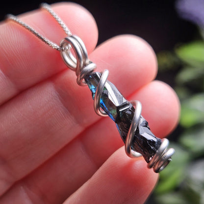 Vivianite Crystal Pendant, High Quality Terminated Specimen
