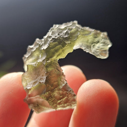 Moldavite Specimen 4.18g, Authentic Moldavite Crystal