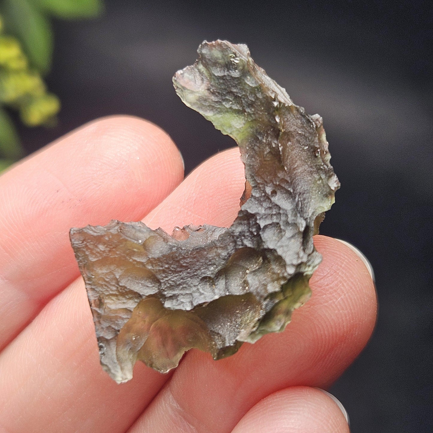 Moldavite Specimen 4.18g, Authentic Moldavite Crystal