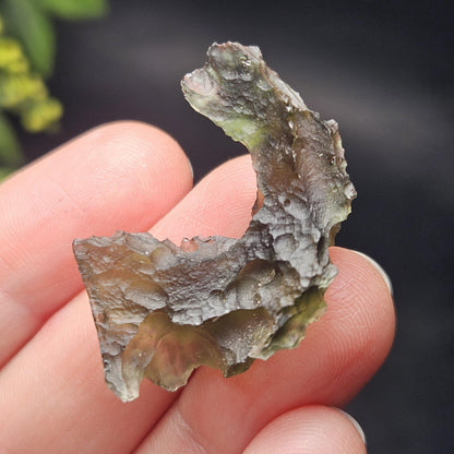 Moldavite Specimen 4.18g, Authentic Moldavite Crystal
