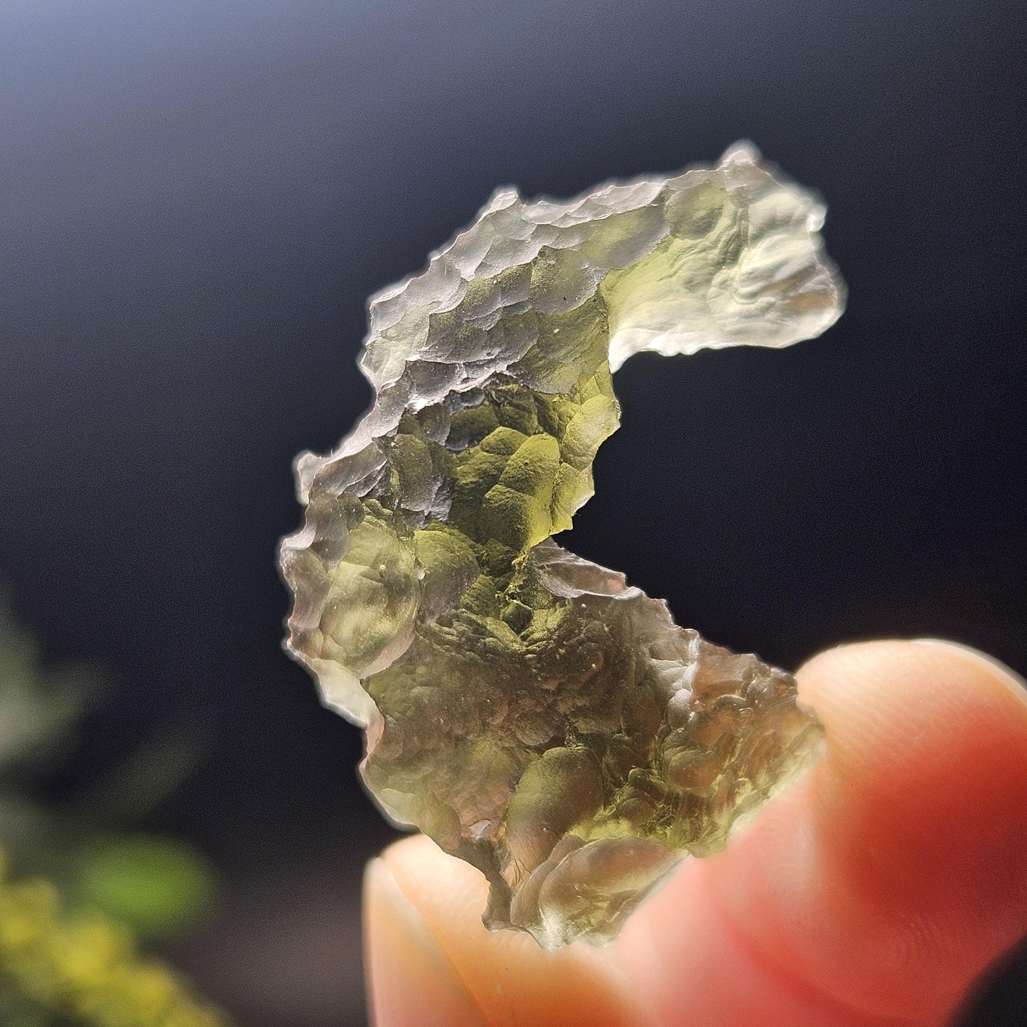 Moldavite Specimen 4.18g, Authentic Moldavite Crystal