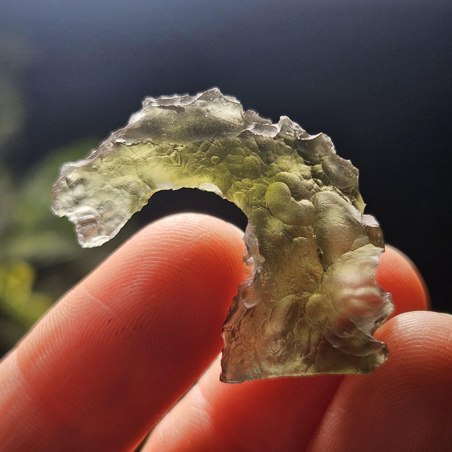 Moldavite Specimen 4.18g, Authentic Moldavite Crystal