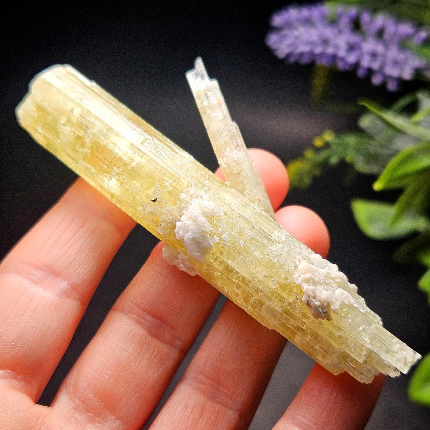 Heliodor Crystal Specimen 43.85g, Brazilian Gold Heliodor Specimen