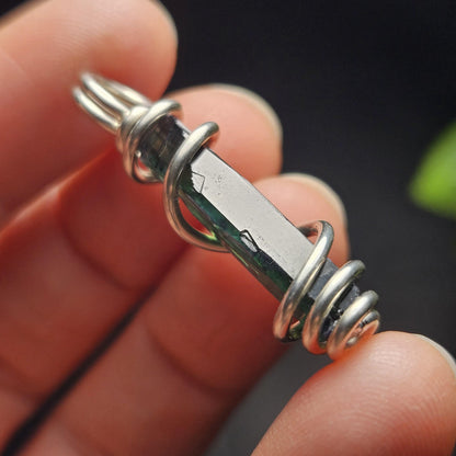 Vivianite Crystal Pendant, High Quality Terminated Specimen