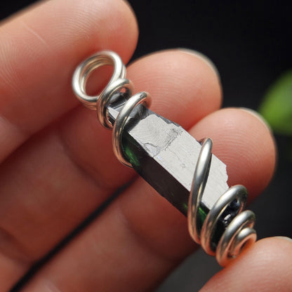 Vivianite Crystal Pendant, High Quality Terminated Specimen