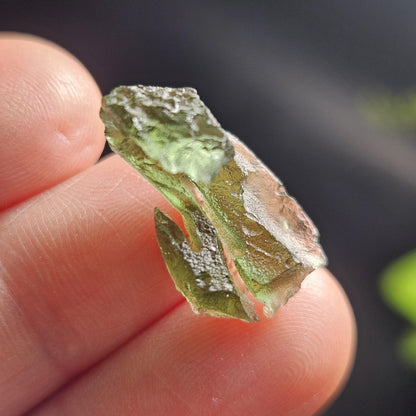 Moldavite Specimen 1.60g, Genuine Moldavite Tektite