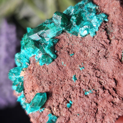 Dioptase Crystal Specimen 15.48g, Raw Congo Dioptase Stone