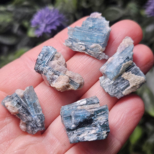 Blue Tourmaline Crystal Specimen from Brazil (3