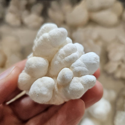 Cave Calcite Stalactite Clusters from Morocco