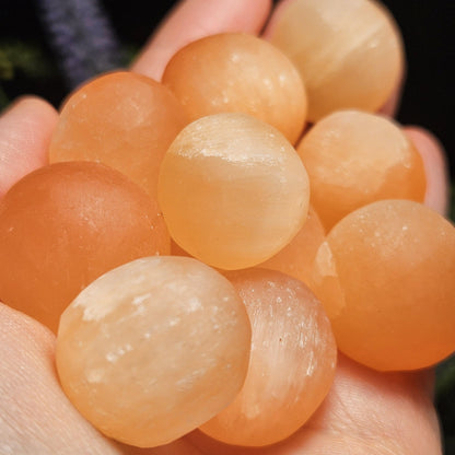 Orange Selenite Tumbled Crystals (0.75