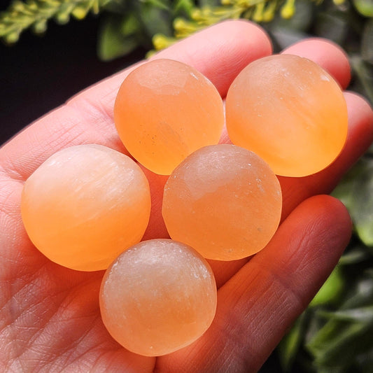 Orange Selenite Tumbled Crystals (0.75