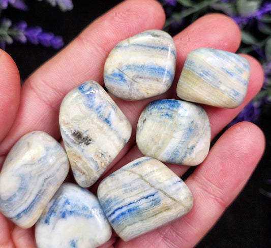 Blue Scheelite Crystal Specimen (5