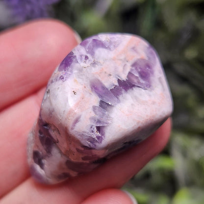 Pink Amethyst Chevron Crystal from Brazil