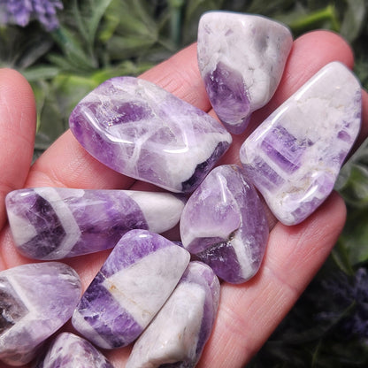 Chevron Amethyst Crystal, Brazilian Polished Amethyst, Choose Your Size