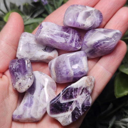 Chevron Amethyst Crystal, Brazilian Polished Amethyst, Choose Your Size