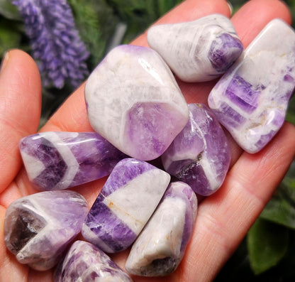 Chevron Amethyst Crystal, Brazilian Polished Amethyst, Choose Your Size