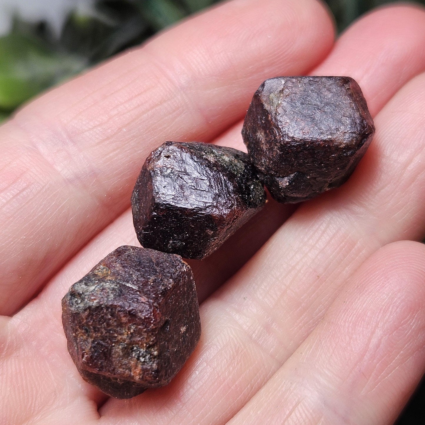 Raw Garnet Dodecahedron Crystal (Choose Your Size)