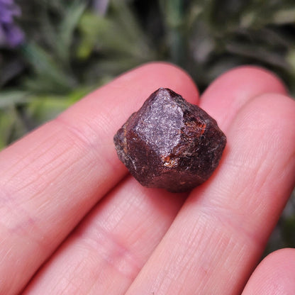 Raw Garnet Dodecahedron Crystal (Choose Your Size)