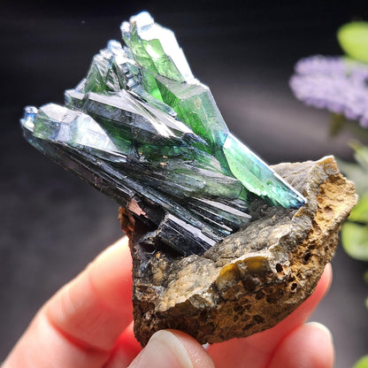 Vivianite Crystal Specimen 94.81g, Terminated Vivianite Crystal, Raw Blue